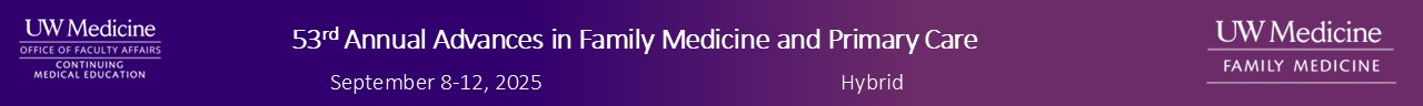 53rd Annual Advances in Family Medicine & Primary Care Banner